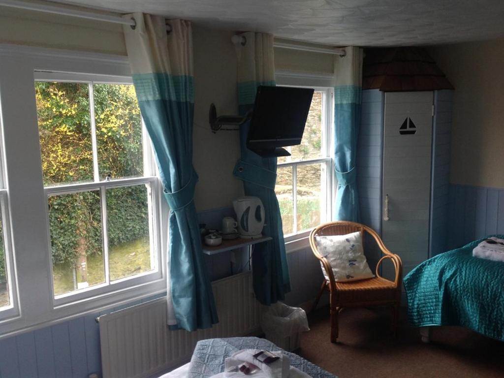The Safe Harbour Hotel Fowey Habitación foto